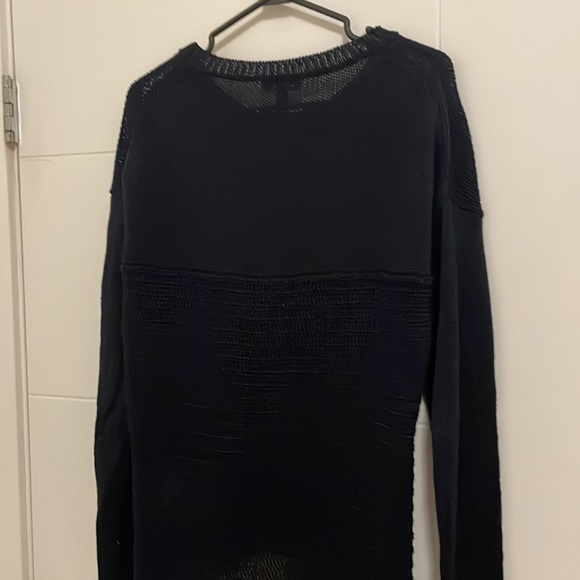 J Crew Navy Blue Knit Womens Sweater - Picture 4 of 7